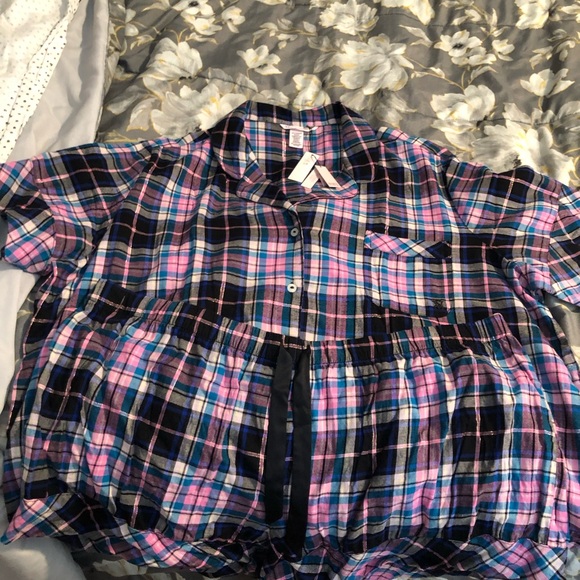Victoria’s Secret flannel pajama shorts set size XXL - Picture 5 of 5